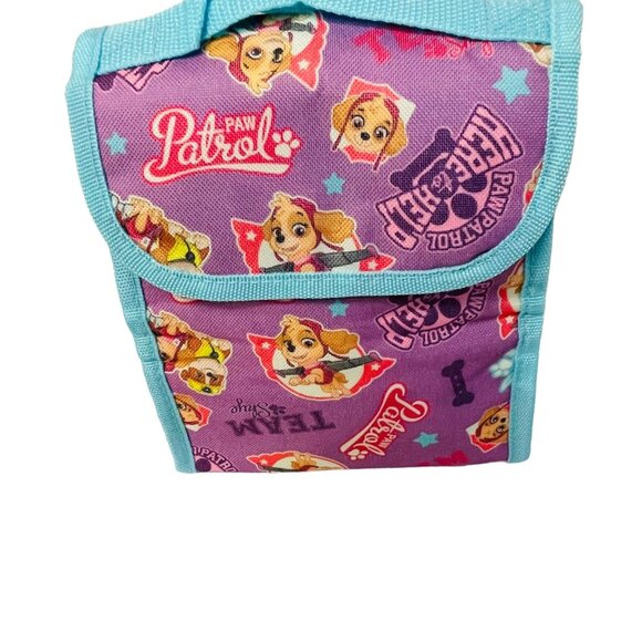Paw Patrol Kids Insulated Foldable Lunch Bag Team Skye Size 9 x 7 x 4" - Picture 1 of 8